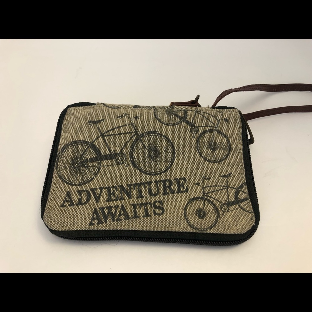 Canvas Wristlet Adventure Awaits